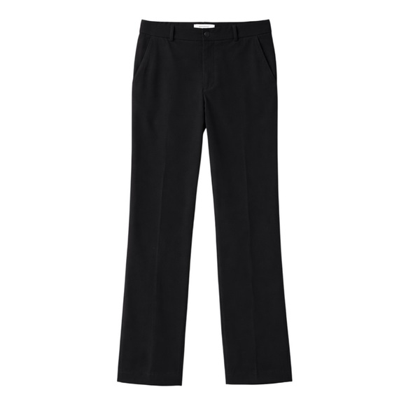 Pants - Black Pull On Dress Pants Size M | Elastic Waist Work Slacks